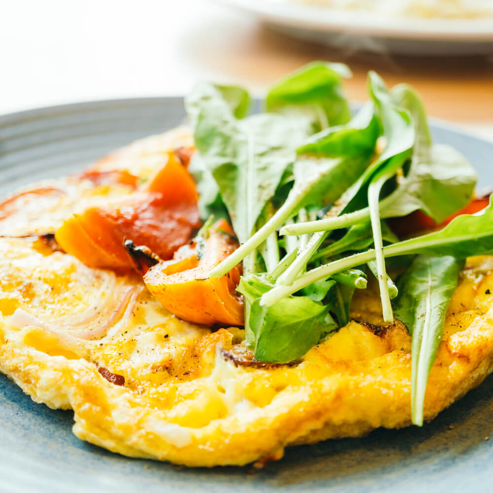 Omelette aux oeufs au micro-ondes